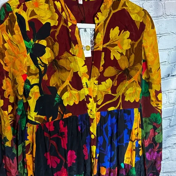 Anthropologie Siddhartha Bansal Button-Front Maxi Dress - Picture 10 of 14